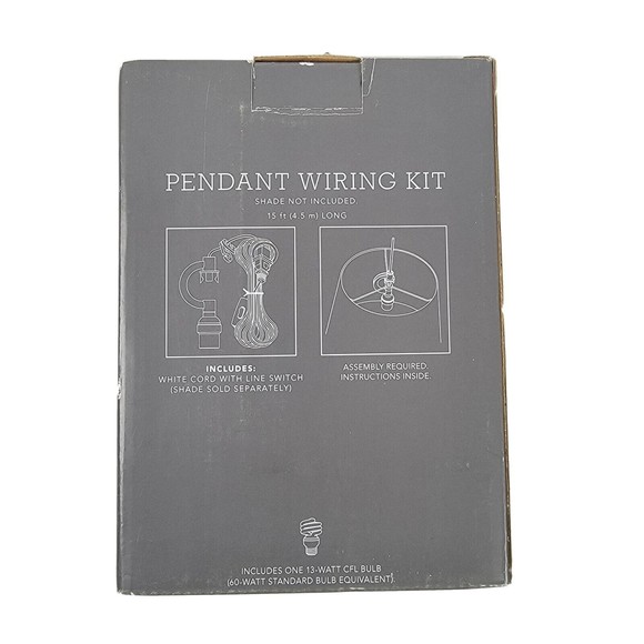 Threshold Pendant Light Fixture Adjustable Hanging Ceiling Lighting Kit - Picture 3 of 4